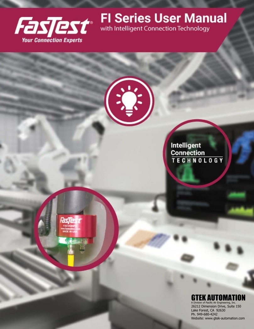 FasTest FI Series User manual