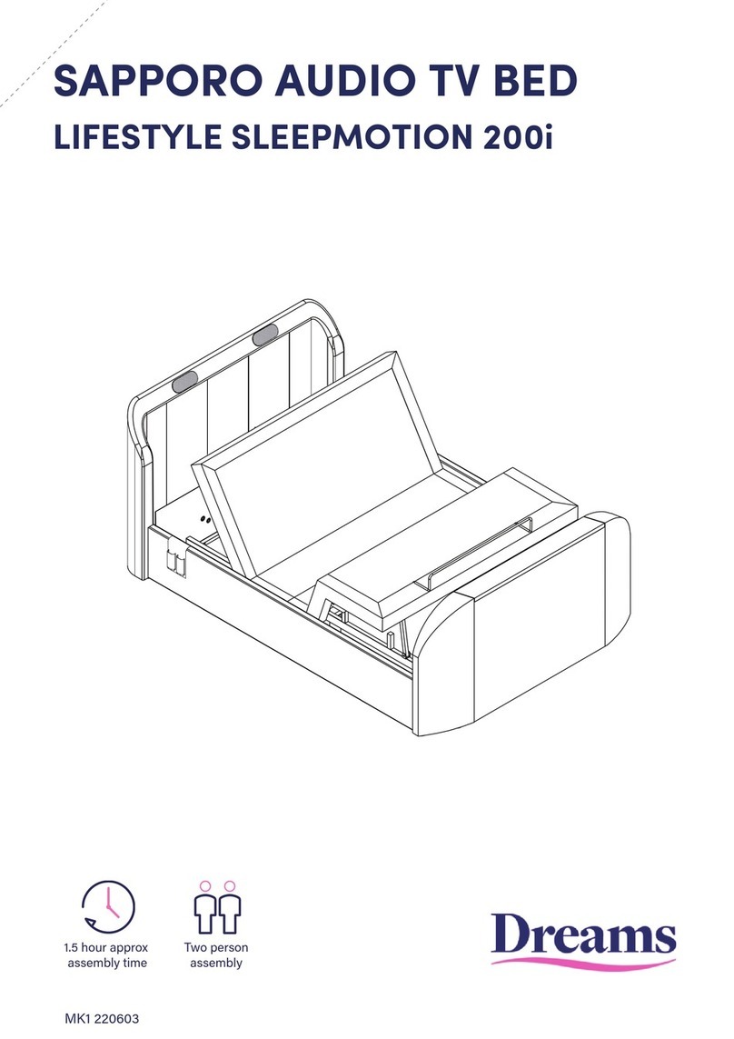 DREAMS SAPPORO LIFESTYLE SLEEPMOTION 200i User manual DREAMS SAPPORO LIFESTYLE SLEEPMOTION 200i User manual