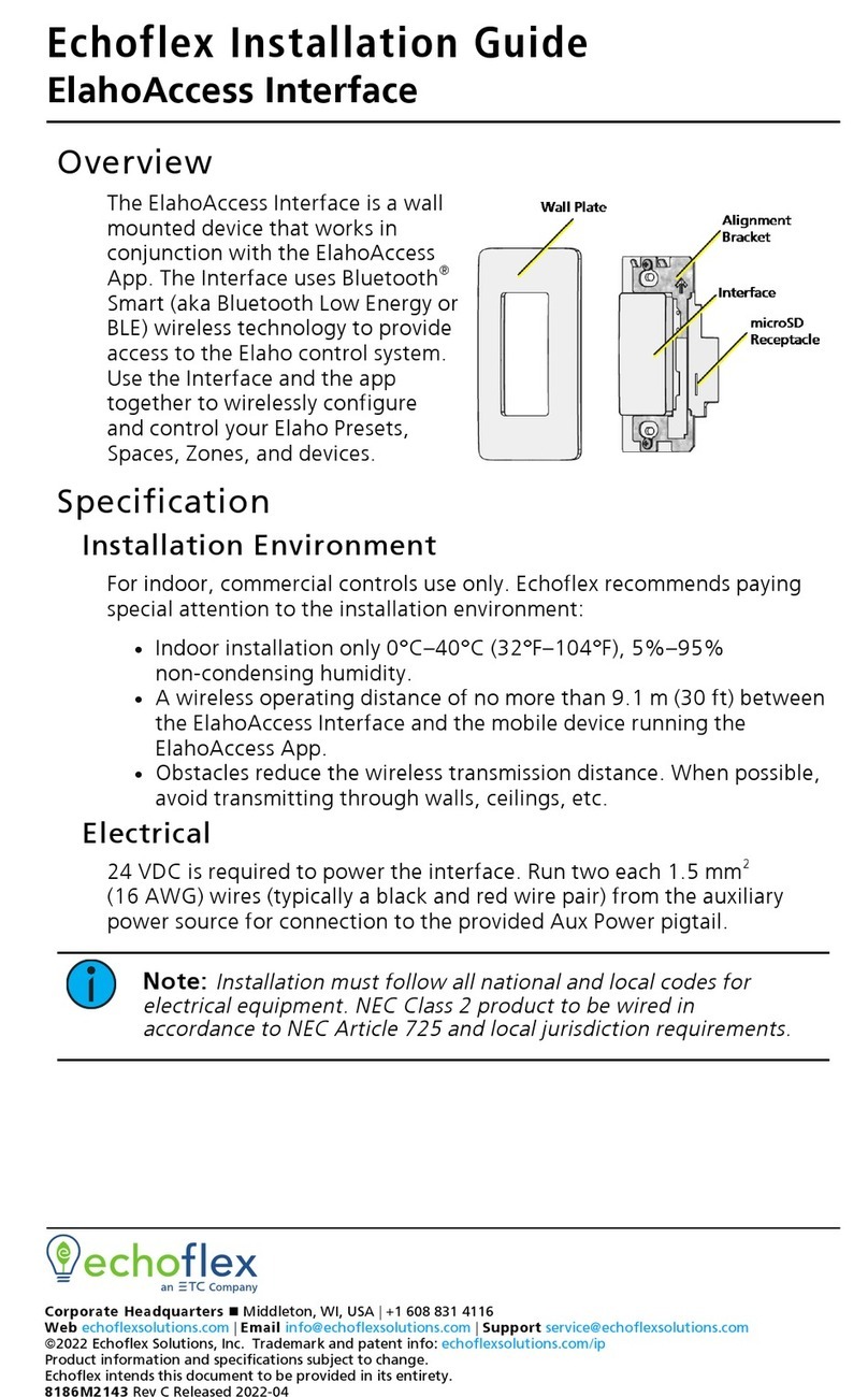 echoflex ElahoAccess User manual