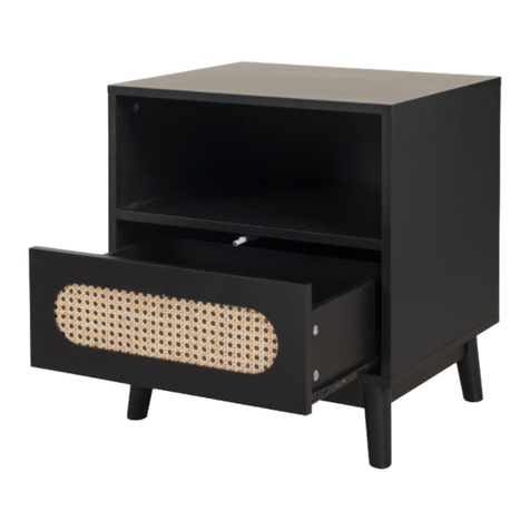 Mocka Claremont Bedside Table Assembly instructions Mocka Claremont Bedside Table Assembly instructions