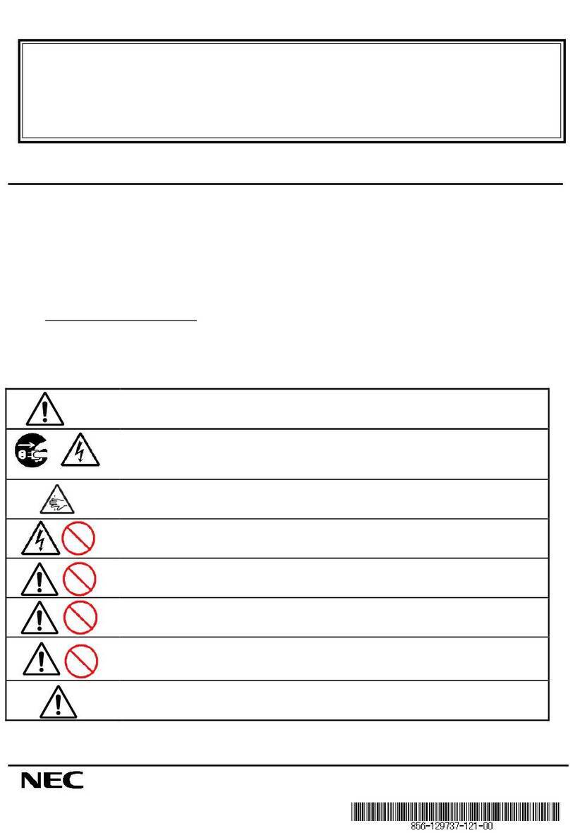 NEC N8151-121 User manual
