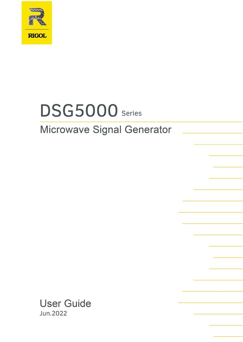Rigol DSG5000 Series User manual