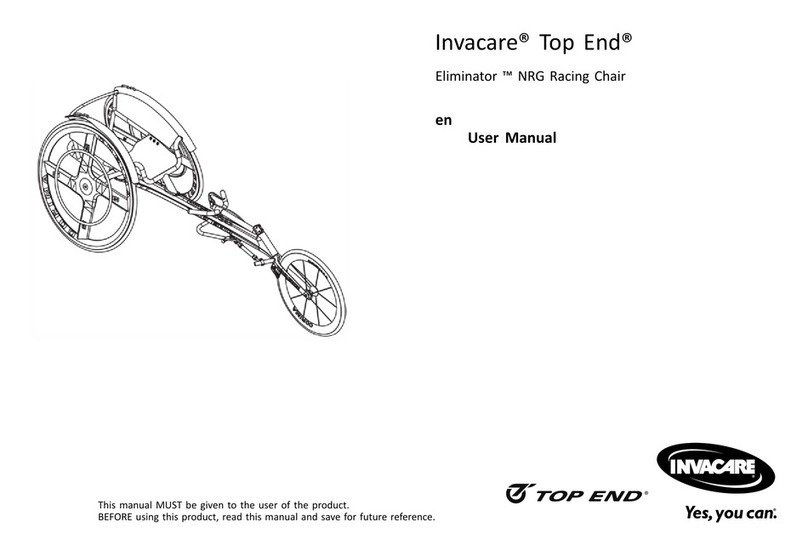 Invacare Top End Eliminator User manual Invacare Top End Eliminator User manual