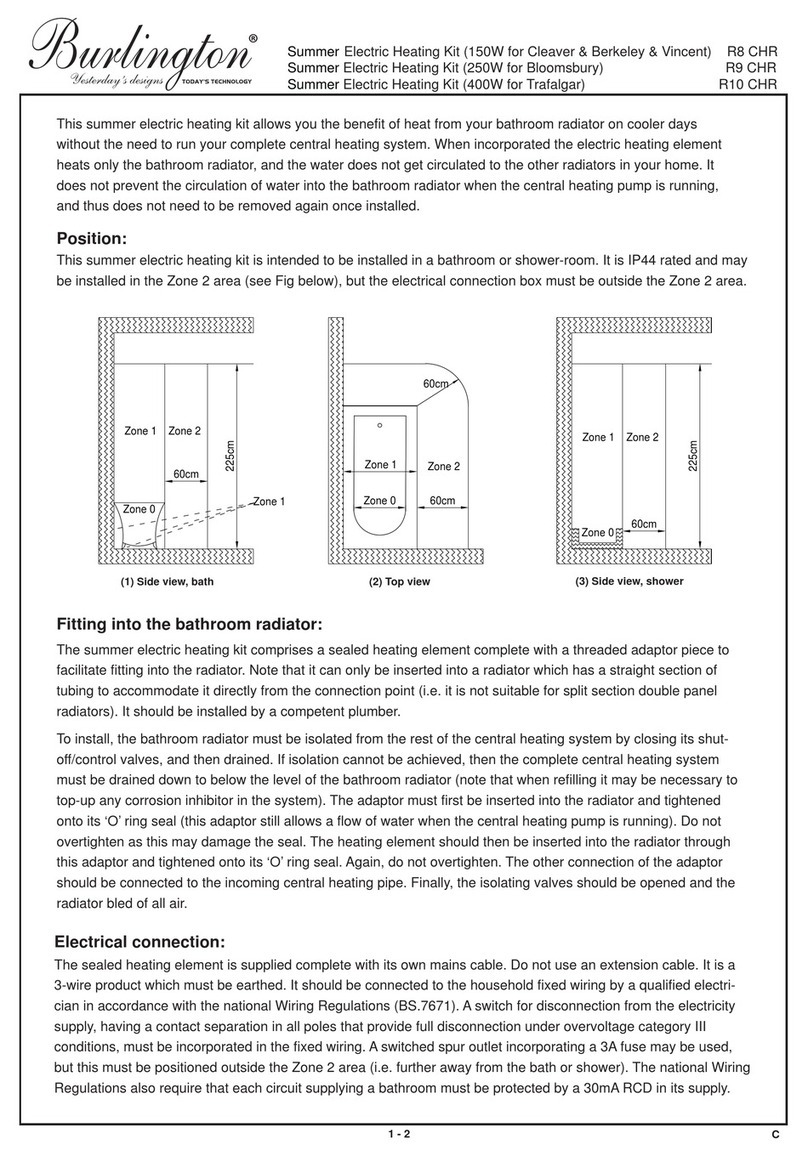 Burlington R8 CHR quick start guide Burlington R8 CHR quick start guide