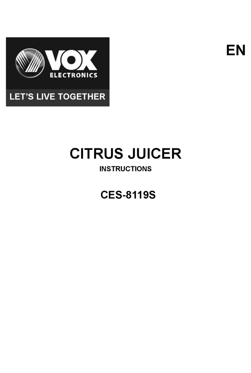 VOX electronics CES-8119S instructions