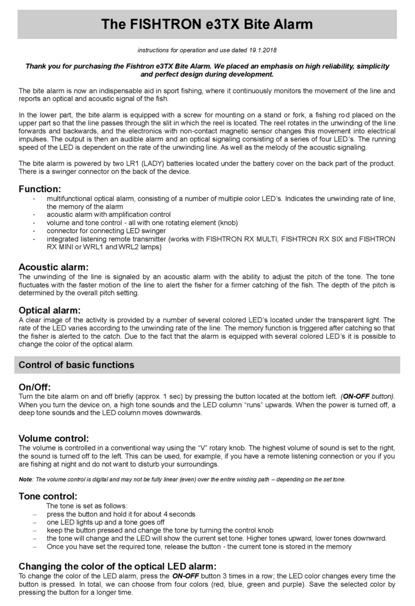 FLAJZAR FISHTRON e3TX Instructions for operation and use