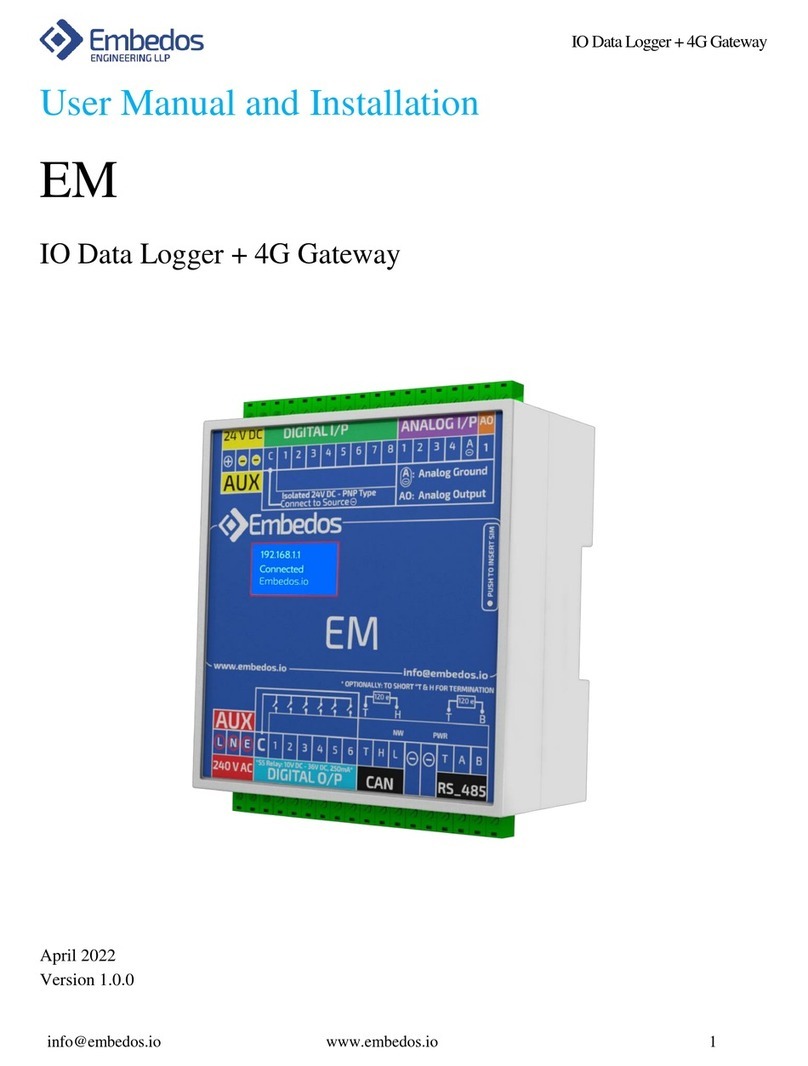 Embedos EM User's manual and installation