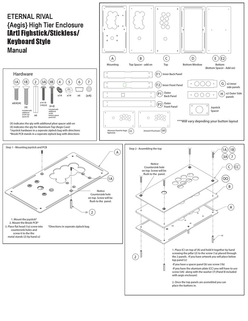 ETERNAL RIVAL Aegis Fighstick manual