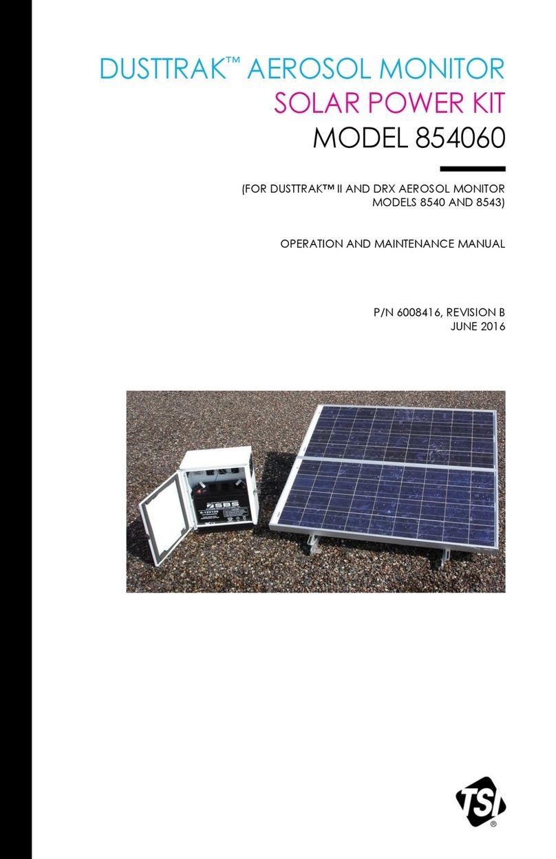 TSI Instruments DUSTTRAK 854060 Operation and maintenance manual TSI Instruments DUSTTRAK 854060 Operation and maintenance manual