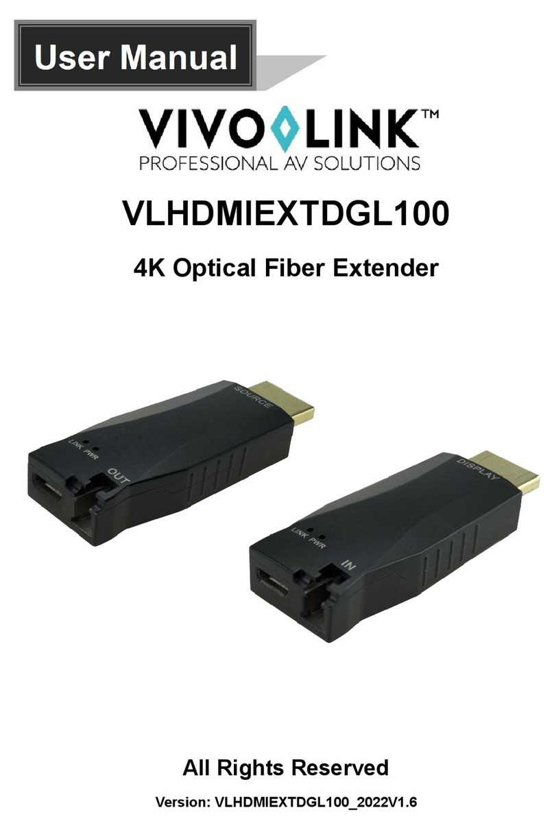 Vivo Link VLHDMIEXTDGL100 user manual