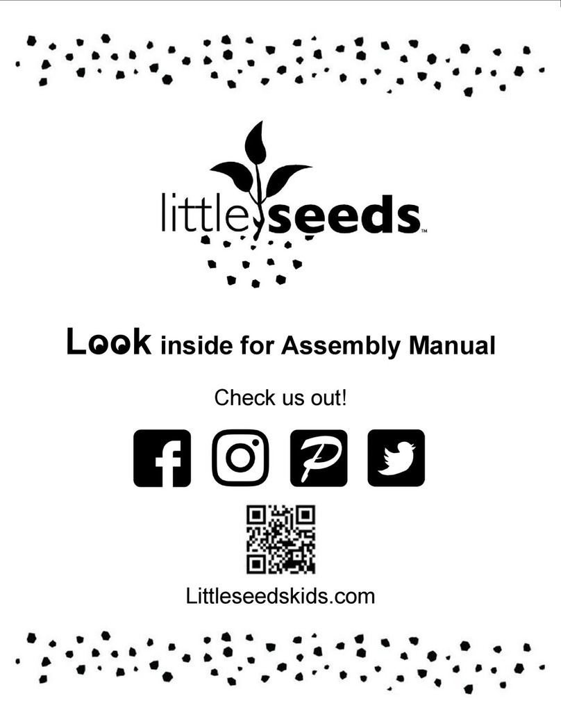 Little Seeds Metal Bed with Casters 4395419LS manual Little Seeds Metal Bed with Casters 4395419LS manual