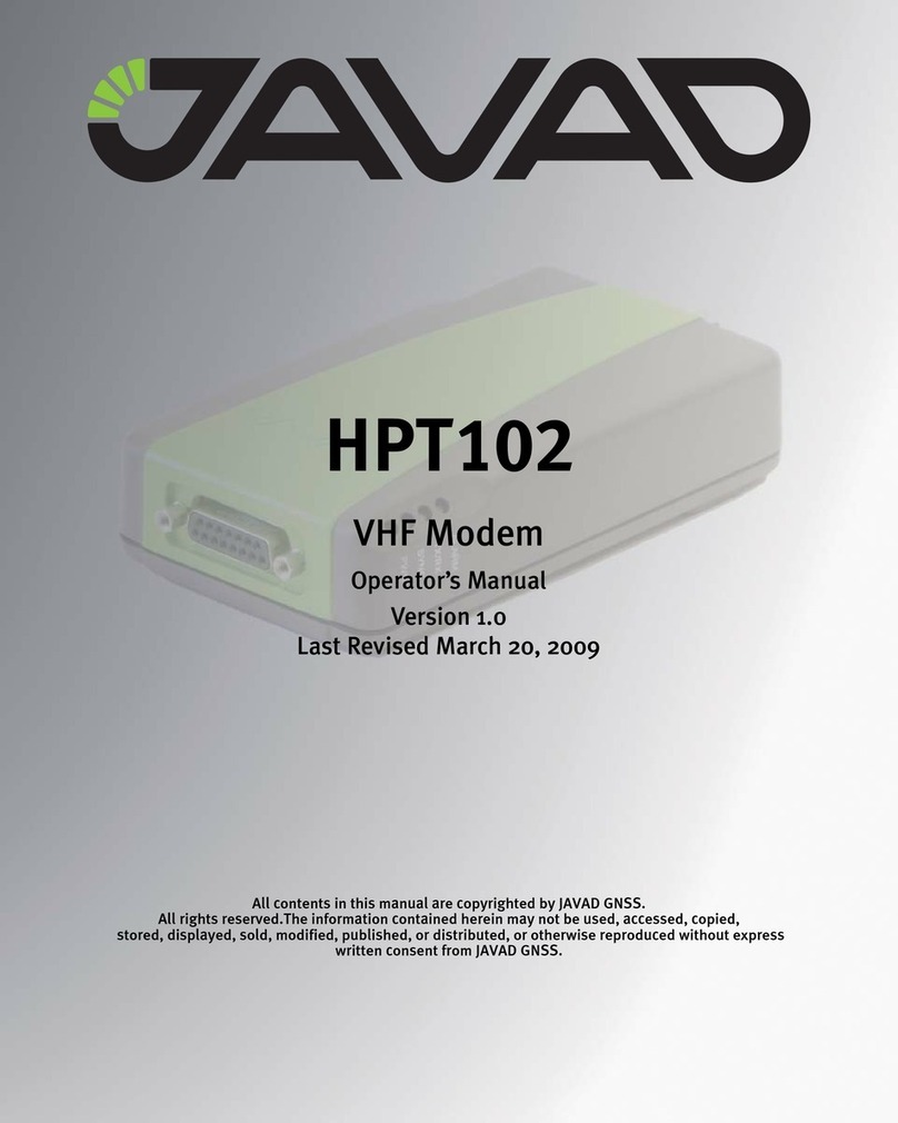 Javad HPT102 User manual