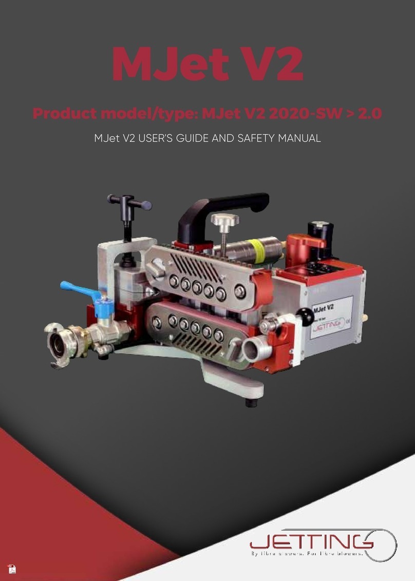 Jetting MJet V2 USER GUIDE AND SAFETY INSTRUCTIONS