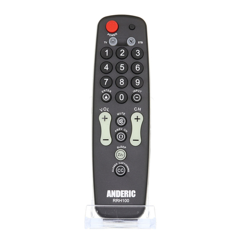 Anderic RRH100 user manual