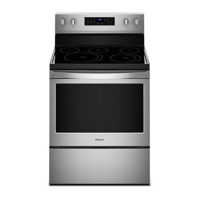 Whirlpool ELECTRIC RANGE user manual Whirlpool ELECTRIC RANGE user manual