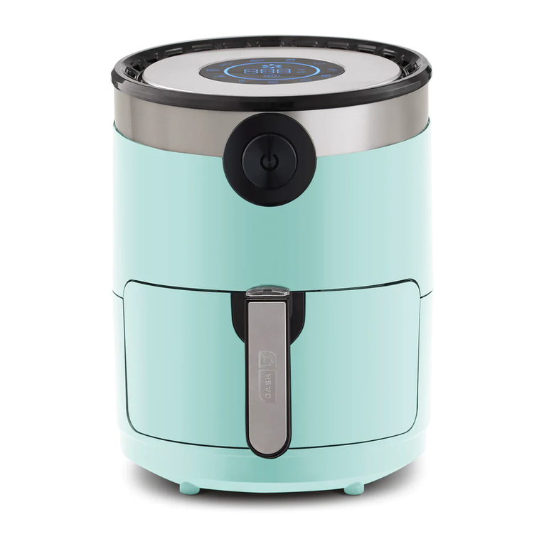 Dash Aircrisp Pro Digital Air Fryer 3Qt User manual