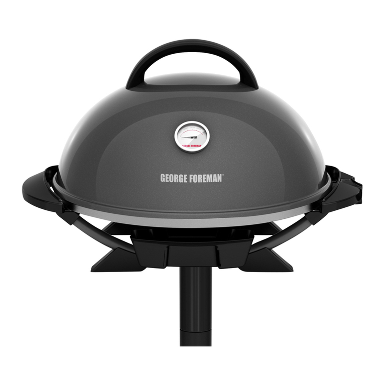 George Foreman Grill Chart User manual