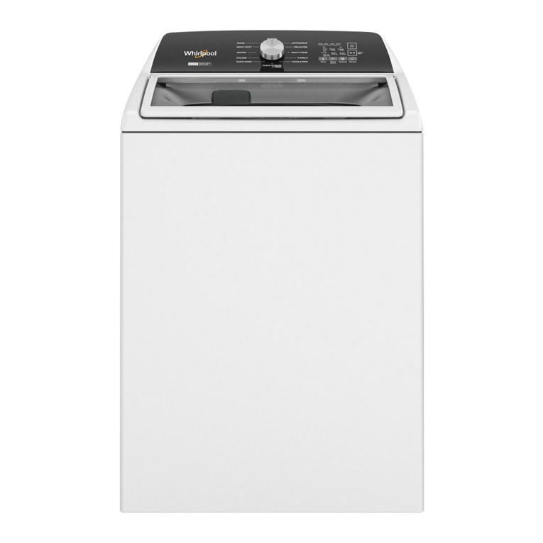 Whirlpool Top Loading Washing Machine user manual Whirlpool Top Loading Washing Machine user manual