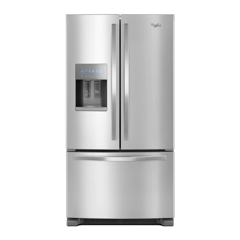 Whirlpool FRENCH DOOR BOTTOM MOUNT REFRIGERATOR quick start guide