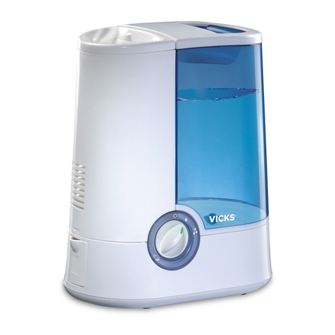 Vicks WarmMist V750 Series User manual
