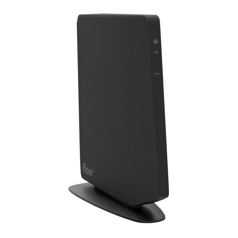 Verizon Fios G1100 User manual