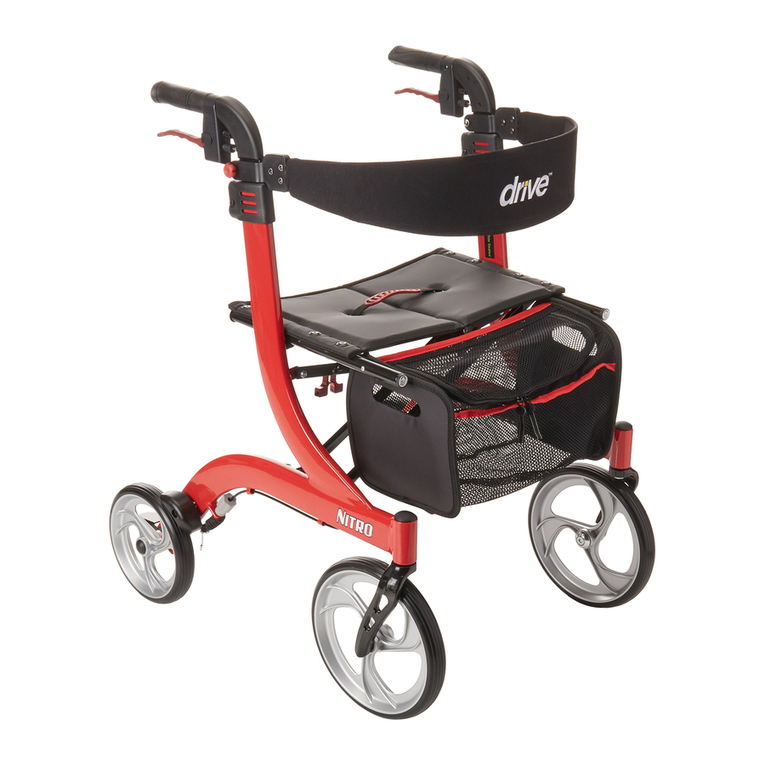Drive Nitro Rollator user manual
