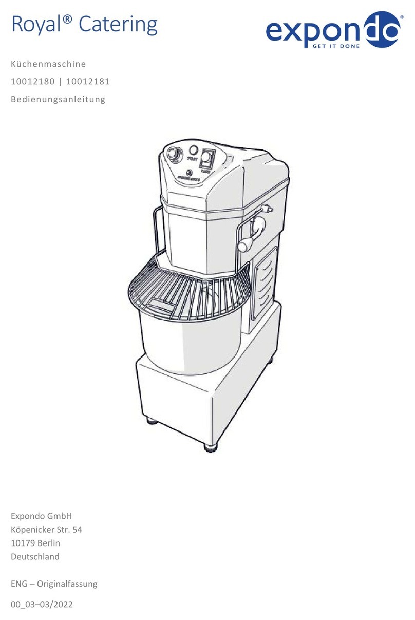 Expondo Royal Catering user manual