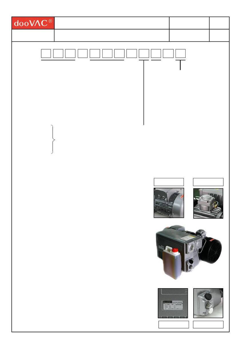 DOOVAC MVO-100 Installation instruction