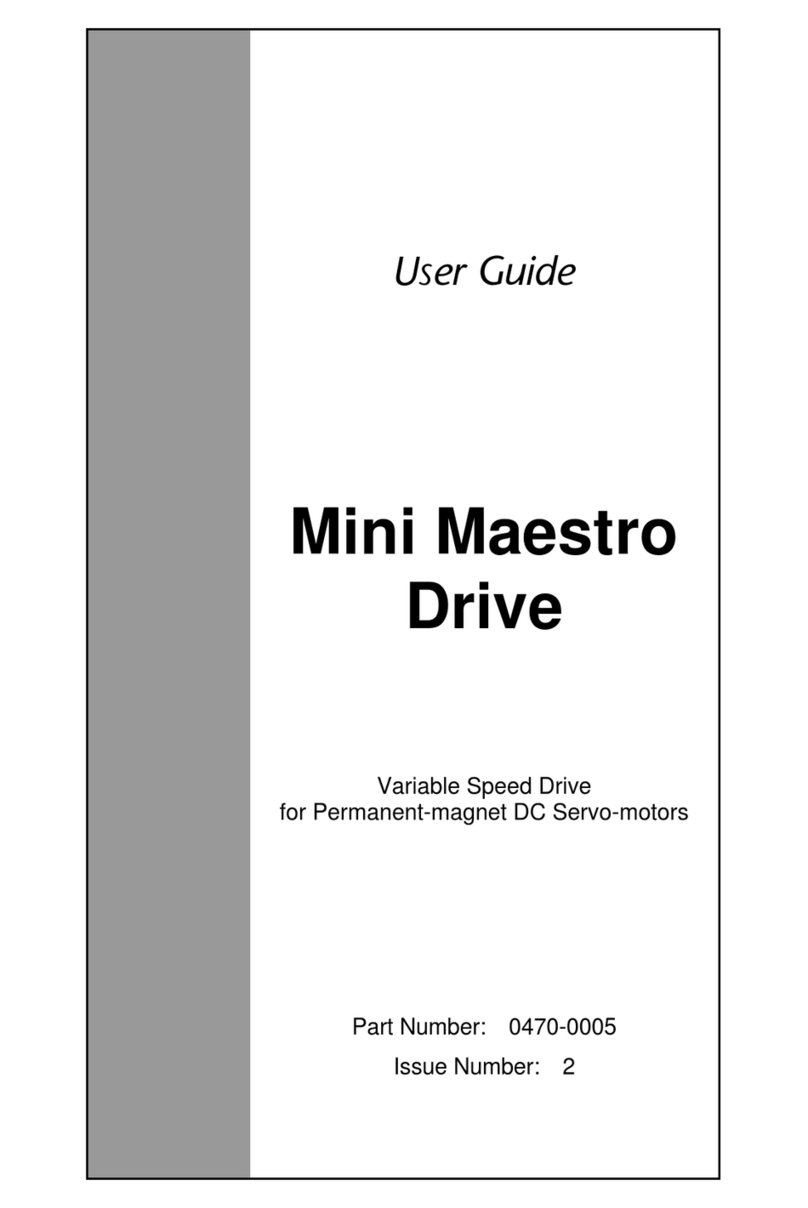 Control Techniques Mini Maestro Drive user guide