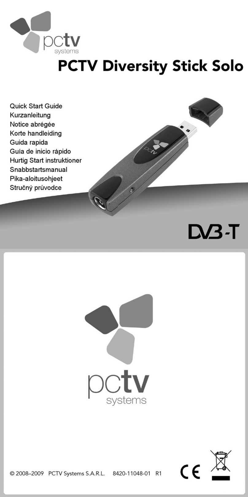 PCTV Systems DV3-T quick start guide