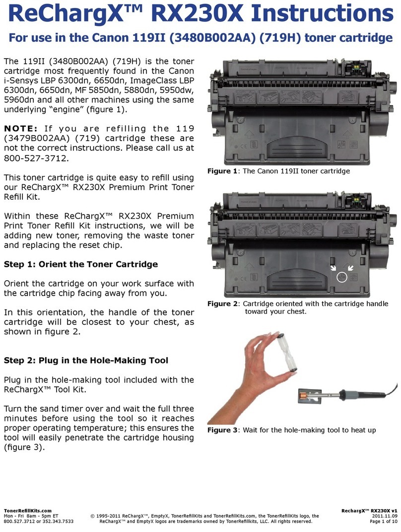 ReChargx RX230X instructions