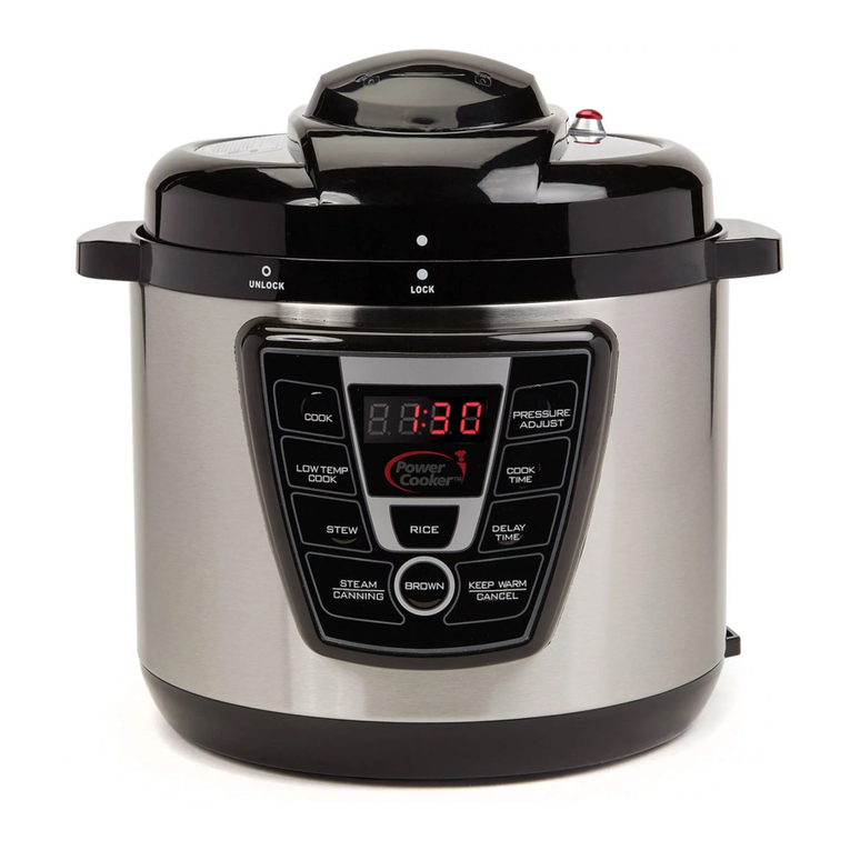 Power Cooker Cooker User manual