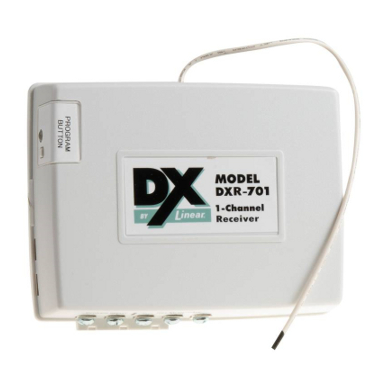 Linear DXR-701 user manual