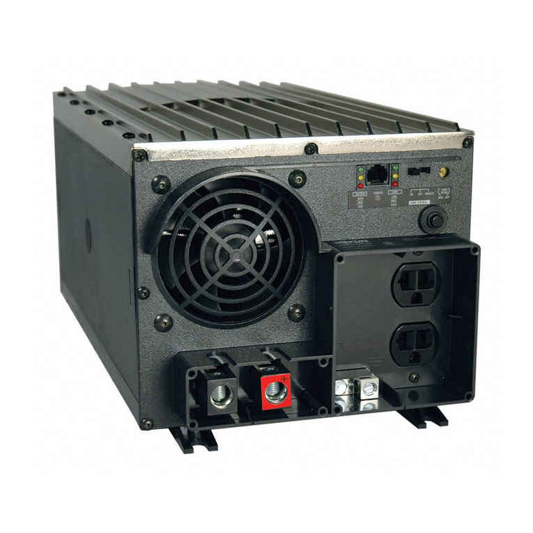 Tripp Lite PowerVerter PV 2000FC User manual