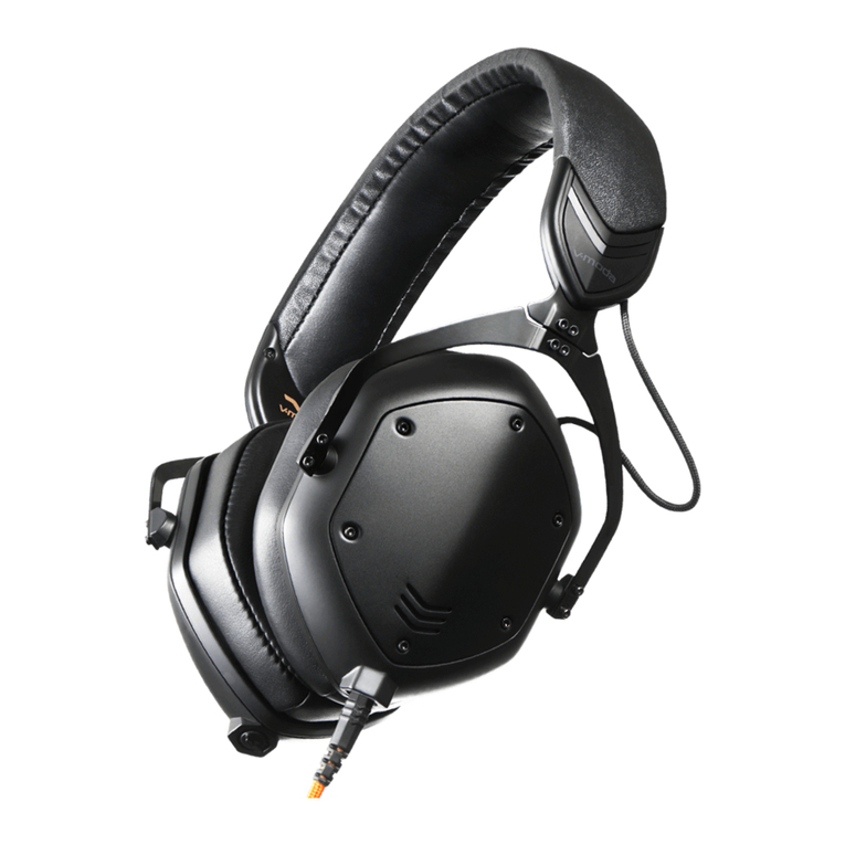 V-Moda Crossfade M-100 Master User manual