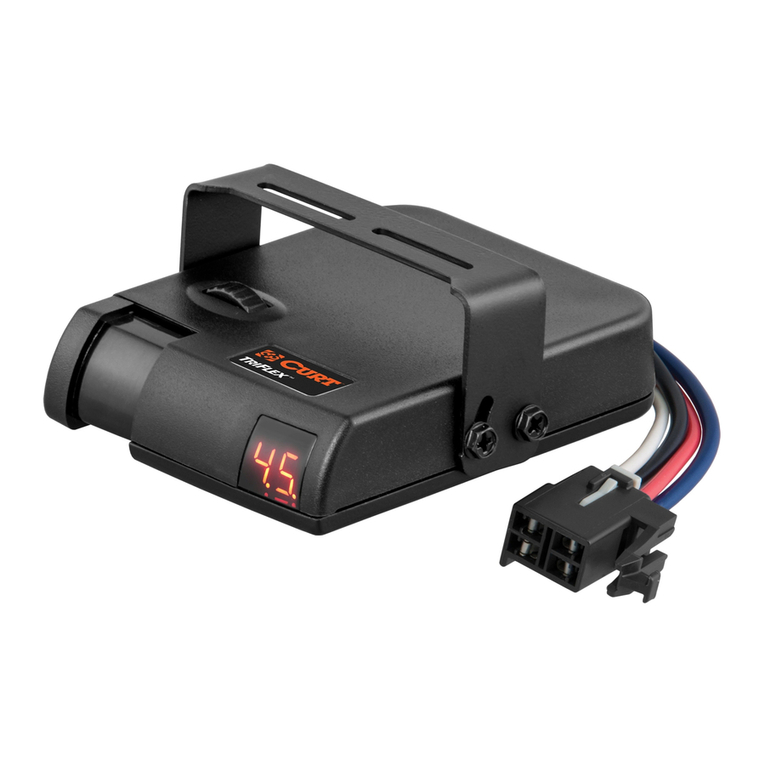 curt Triflex Brake Controller User manual