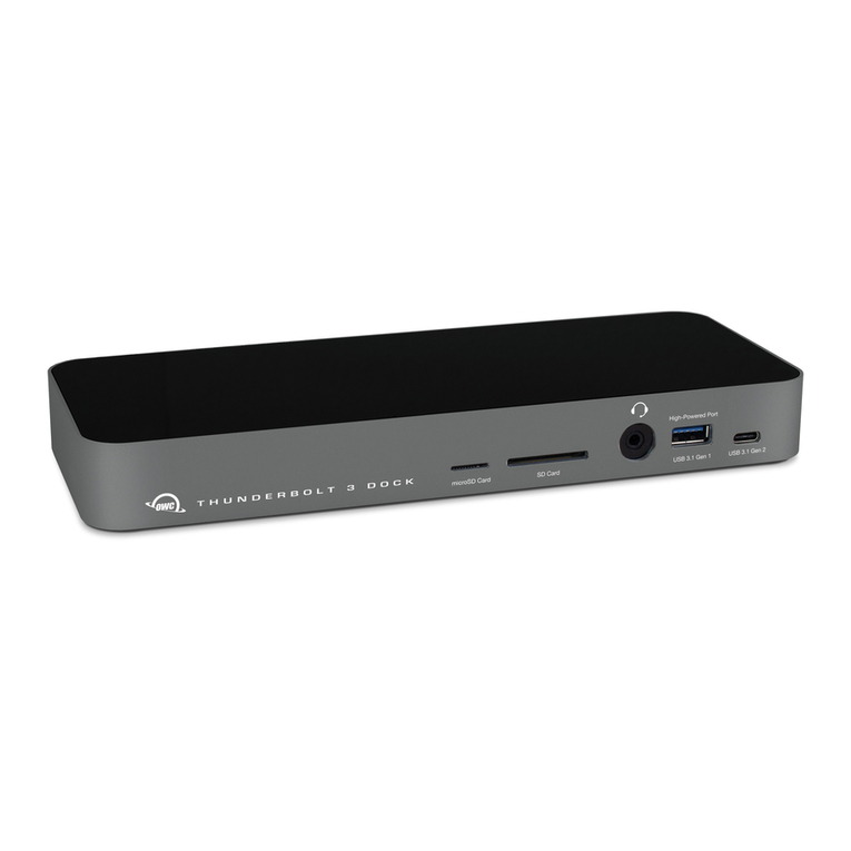 OWC THUNDERBOLT 3 user manual