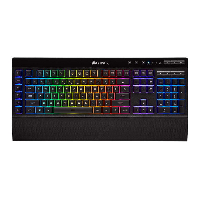 Corsair K57 RGB WIRELESS User manual