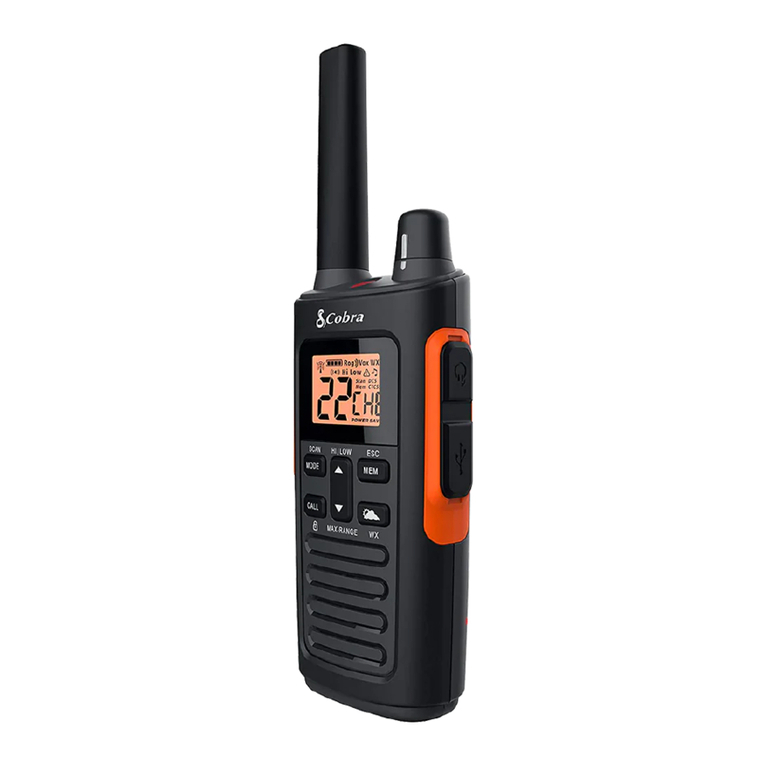 Cobra microTALK RX680 User manual