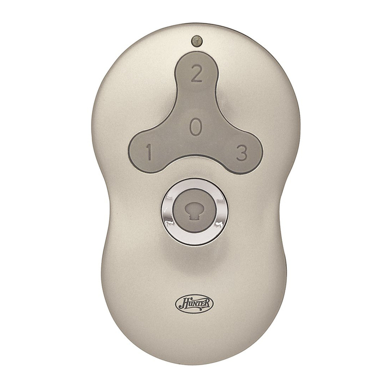 Hunter 99123 User manual