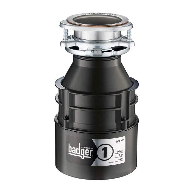InSinkErator Badger 5 User manual