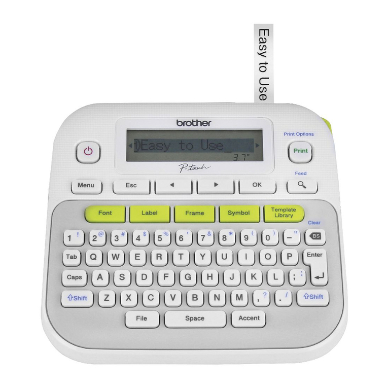 Brother P-Touch PT-D210 User manual