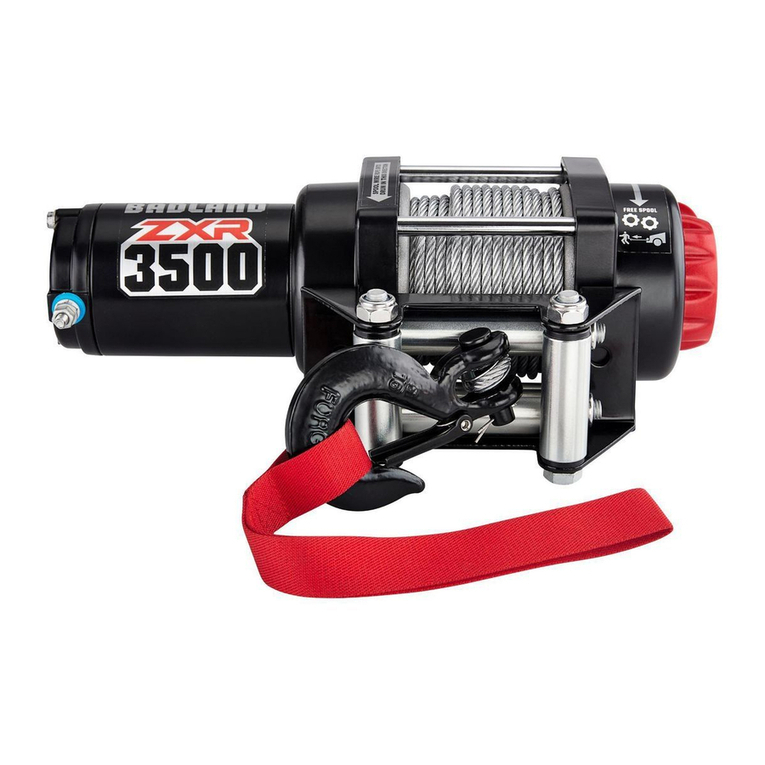 Badland ZXR 3500 user manual
