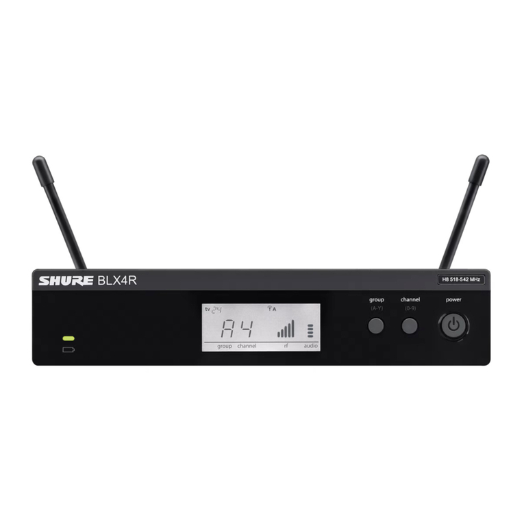 Shure BLX4R user manual