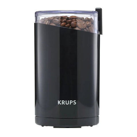 Krups F 203 User manual Krups F 203 User manual