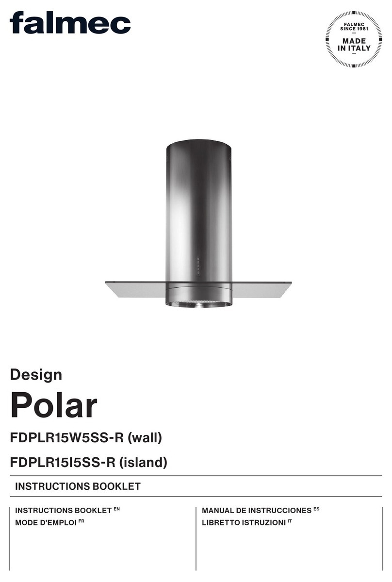 FALMEC Polar FDPLR15W5SS-R Instruction booklet