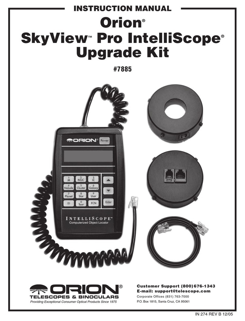 ORION TELESCOPES & BINOCULARS SkyView Pro IntelliScope instruction manual