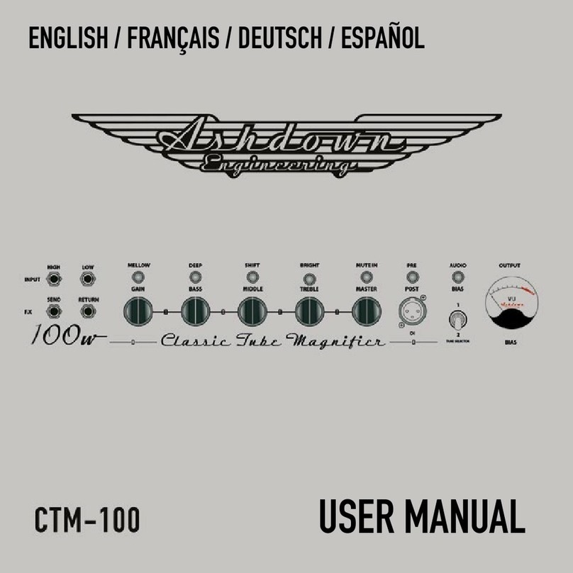 Ashdown CTM 100 user manual