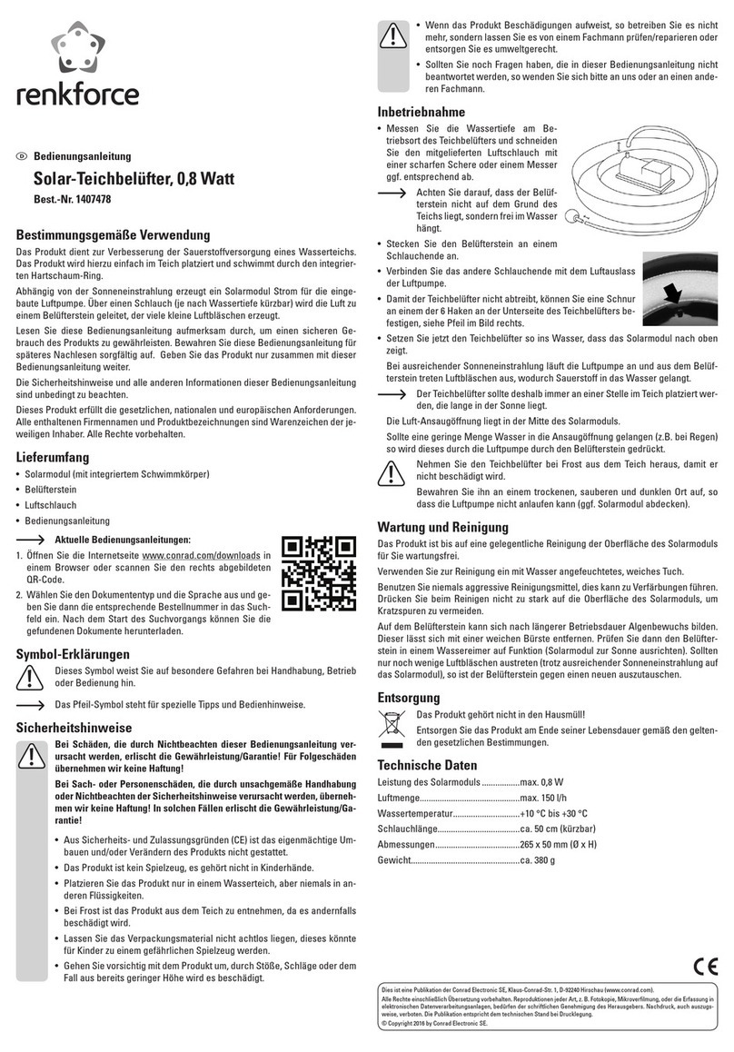 Renkforce 1407478 operating instructions