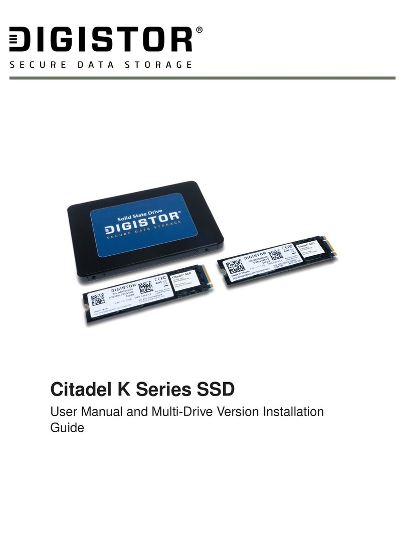 Digistor Citadel K Series User manual and installation guide Digistor Citadel K Series User manual and installation guide